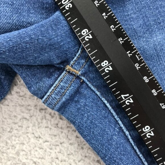 MADEWELL Womens Size 26 Medium Wash 9" Mid Rise Skinny Stretch Denim Jeans - Picture 16 of 16